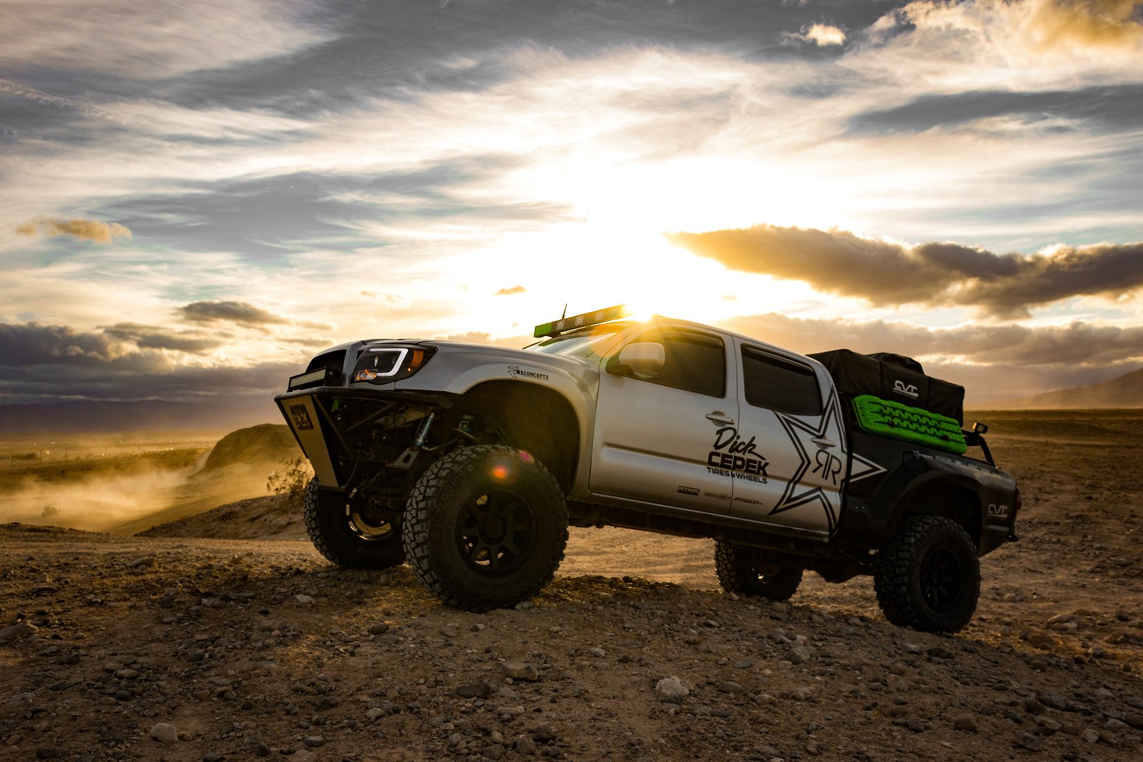 Silver Crew Cab Pickup Truck